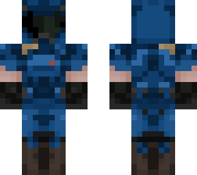 blue doom guy