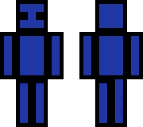 blue outline