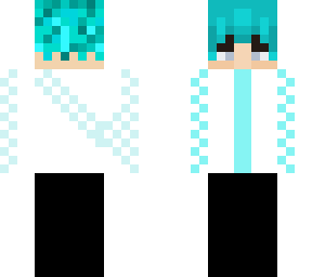 blue white boy