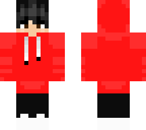 boy red hoddie