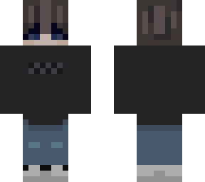 boy with black sweater