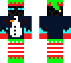 enderman skin christmas edition