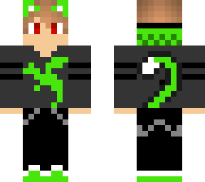 green cat boy