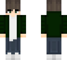 green guy with green but brown?