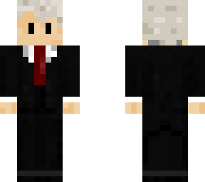 inu in a suit