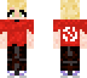kinda soft boy with blonde hair and green eyes <3