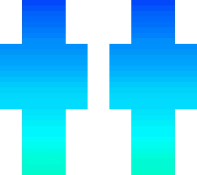 light blue clean gradient skin