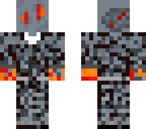 magma golem in suit