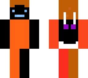 orange and black man