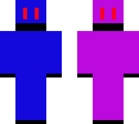 purple and blue being morphed