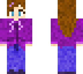 purple jacket gorl