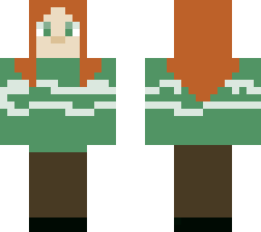 redhead christmas sweater