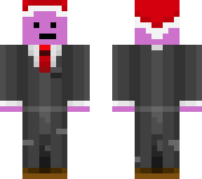 santa hat thing with suit idk
