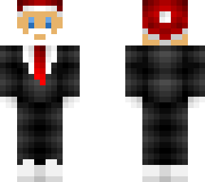 santa in suit