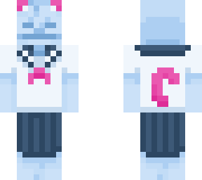 skeleton catgirl in uniform