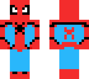 spider man p.t.6 homecoming suit, (tom holland. remastered two skins lol)