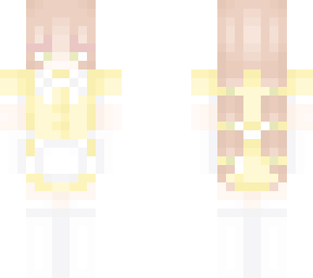 yellow maid outfit:)