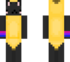 bi cat with banana