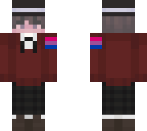bi skin boy formal with hat