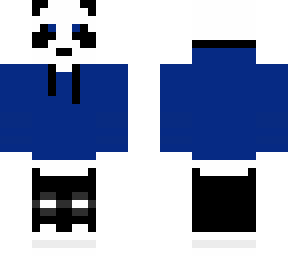 blue hoodie panda boy