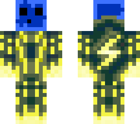 blue lighting slime