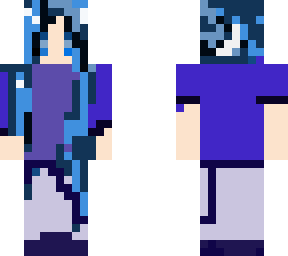 blue woman