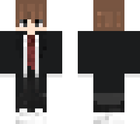 boy in a dark suit
