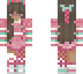 brown cottoncandy girl