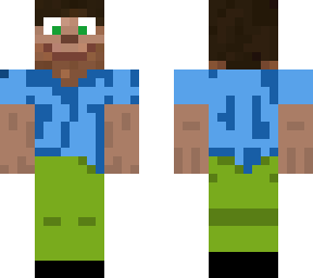casual blue and green