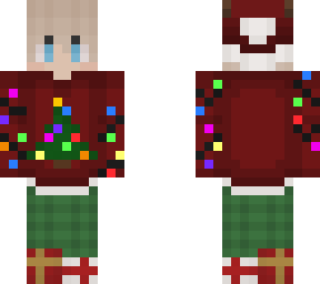 christmas lights boy