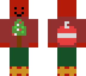 christmas red person