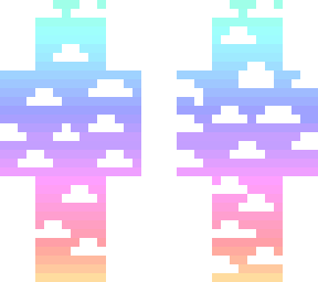 clouds drifting into the sunset