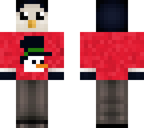 cristmas pinguin with snwoman
