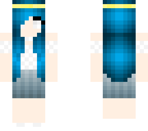 cute blue angel girl