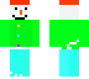 frosty snowman wearing clothes