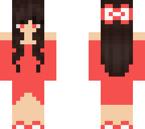 katelyn - sama  red dress , red and white bow!