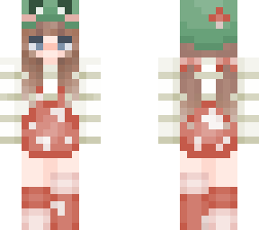 mushroom overalls w/ frog hat