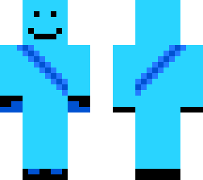 neon blue epic dude finished product