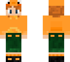 orange frog hat
