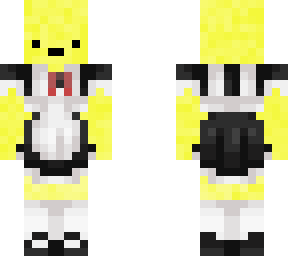 pee maid with face