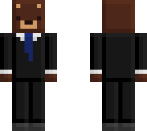 plastic skins! #12: bear in a suit