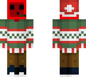 red gamer slime xmas
