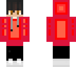 red hoodie