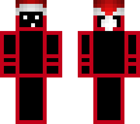 red player with santa hat