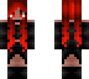 redhead vampire in black