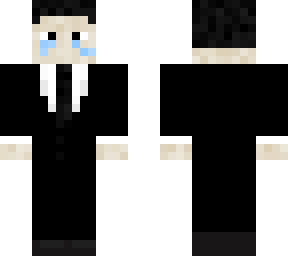 sad man in suit