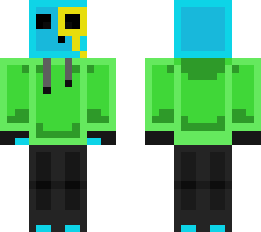slime with hoodie + monocle