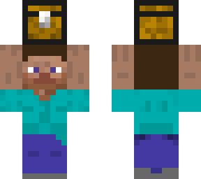 steve con cofre