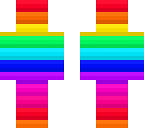 very cool rainbow skin