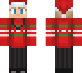 blond guy christmas fit